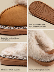 Women's Non-Slip Plush Slippers