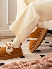 Women's Platform Birkenstocks with Faux Fur Lining