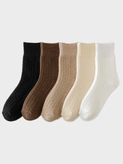 Women's Thick Lining Warm Mid Calf Socks