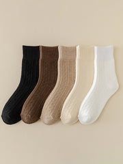 Women's Thick Lining Warm Mid Calf Socks