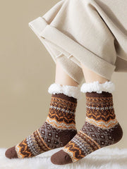 Women Socks Warm Winter Birthday Christmas Gifts for Women Soft Casual Hiking Socks Boho Style (Vintage Style)