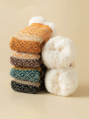 Women Socks Warm Winter Birthday Christmas Gifts for Women Soft Casual Hiking Socks Boho Style (Vintage Style)