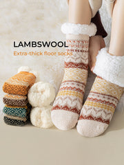 Women Socks Warm Winter Birthday Christmas Gifts for Women Soft Casual Hiking Socks Boho Style (Vintage Style)