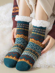 Women Socks Warm Winter Birthday Christmas Gifts for Women Soft Casual Hiking Socks Boho Style (Vintage Style)