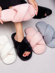 Women's Fuzzy Fluffy House Slippers