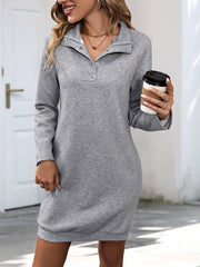 Women’s Long Sleeve Sweatshirt Dress