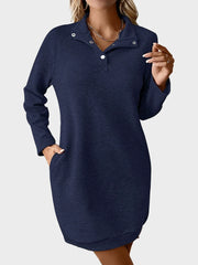Women’s Long Sleeve Sweatshirt Dress