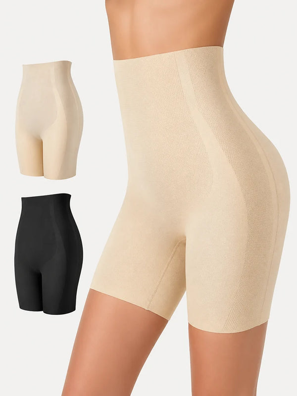 High Waist Seamless Tummy & Hip Control Breathable Shaping Shorts
