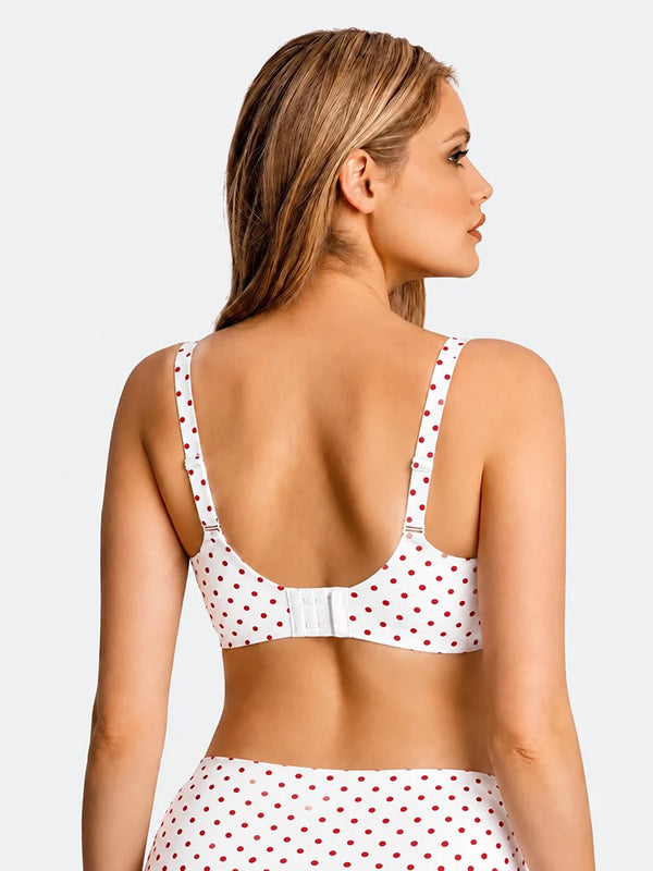 Wireless Comfortable  Push-Up Deep V Seamless Jelly Bra
