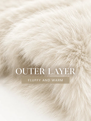 Oversized Waterfall Faux Fur Coat