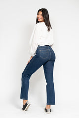 Judy Blue High Rise Tummy Control Classic Straight Jeans