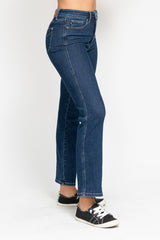 Judy Blue High Rise Tummy Control Classic Straight Jeans