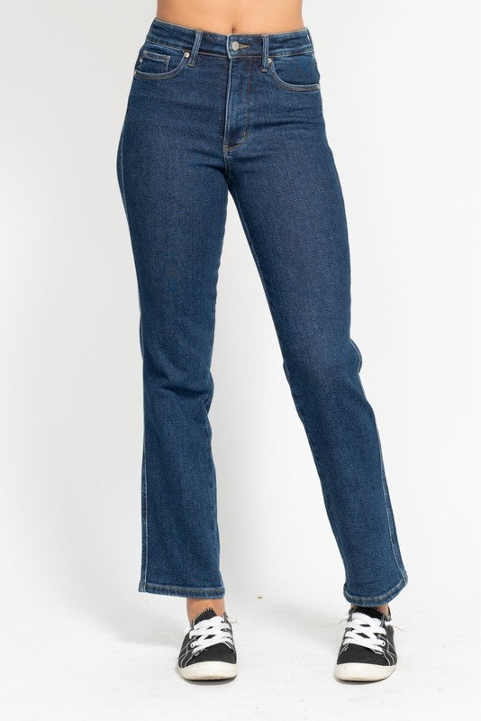 Judy Blue High Rise Tummy Control Classic Straight Jeans