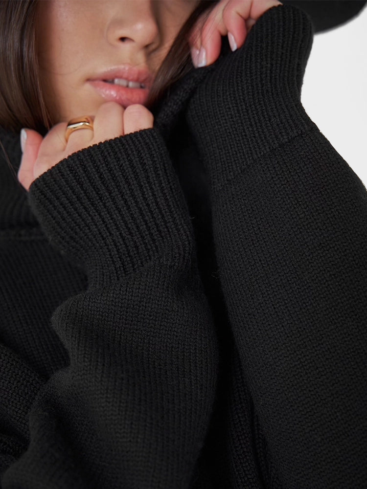 Women's  Turtleneck Oversized  Sweaters