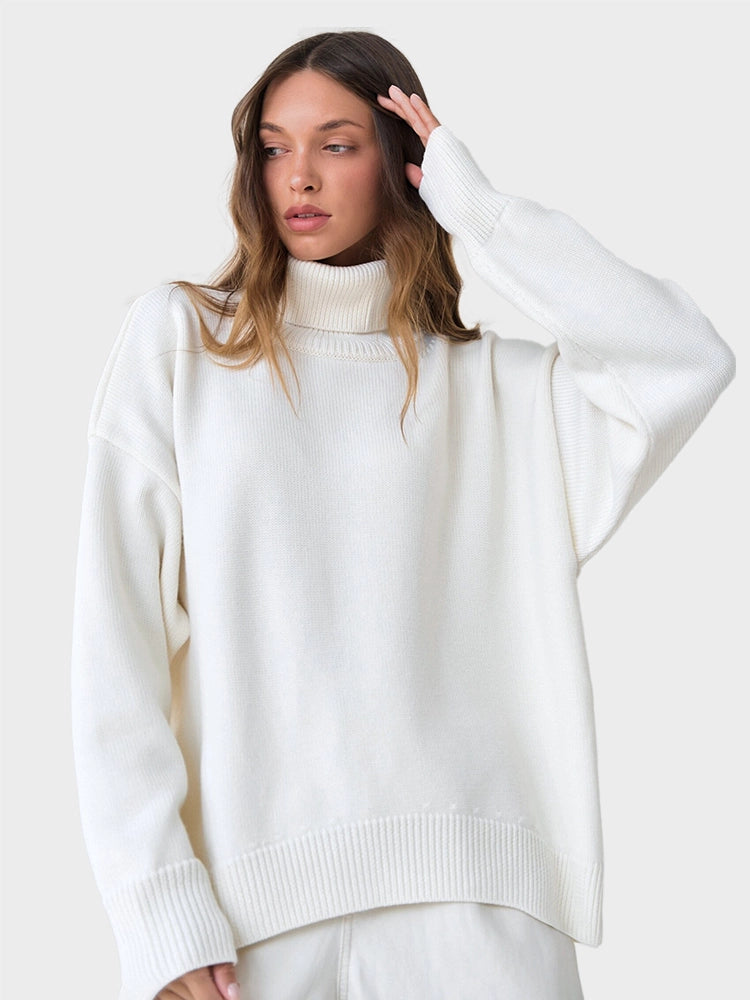 Women's  Turtleneck Oversized  Sweaters