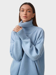 Women's  Turtleneck Oversized  Sweaters