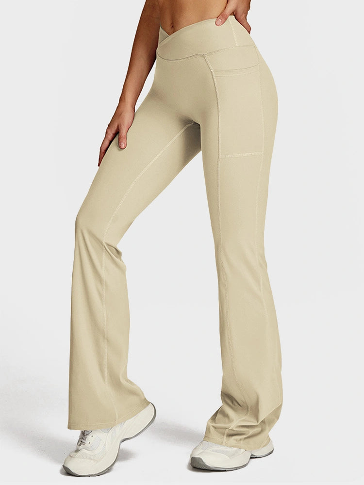MAGIC CURVE High-Waist Flare Lounge Pants