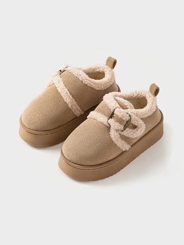 Women's Platform Birkenstocks with Faux Fur Lining