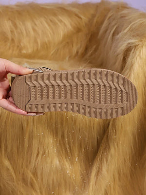 Women’s Fleece-Lined Platform Snow Boots