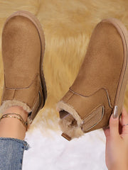 Women’s Fleece-Lined Platform Snow Boots