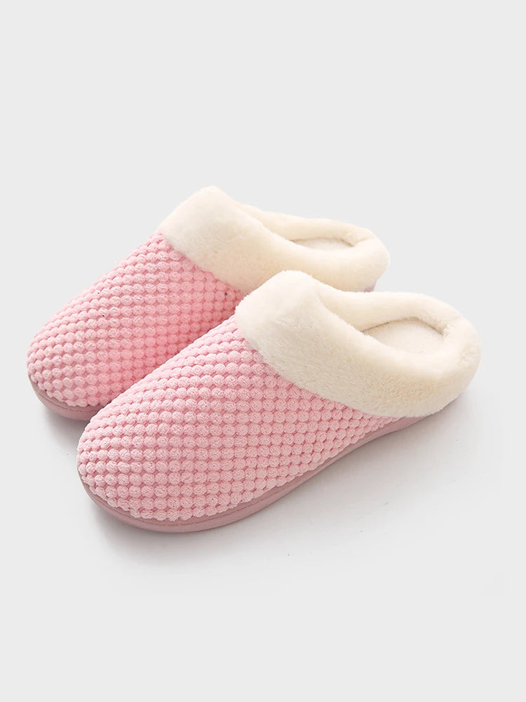 MAGIC CURVE Unisex Warm Plush Slippers