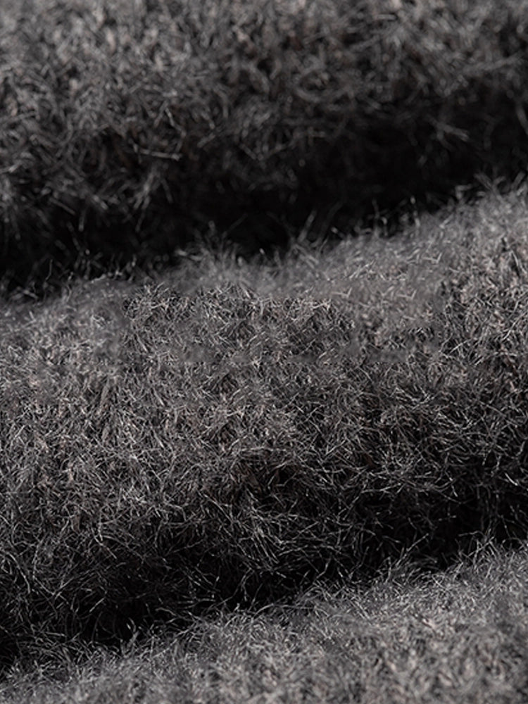 Women's warm cashmere wool slouch socks