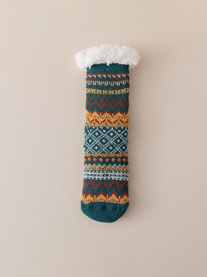 Women Socks Warm Winter Birthday Christmas Gifts for Women Soft Casual Hiking Socks Boho Style (Vintage Style)