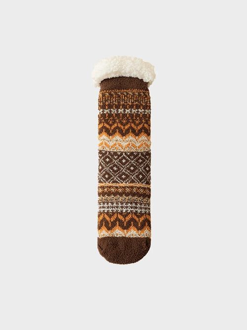 Women Socks Warm Winter Birthday Christmas Gifts for Women Soft Casual Hiking Socks Boho Style (Vintage Style)