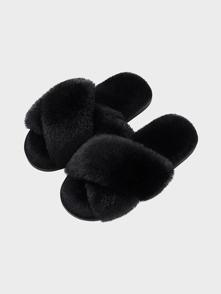 Women's Fuzzy Fluffy House Slippers