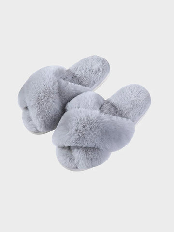 Women's Fuzzy Fluffy House Slippers