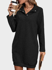 Women’s Long Sleeve Sweatshirt Dress