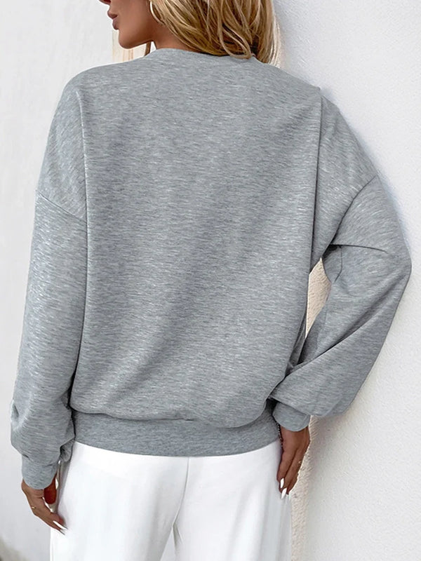 Womens Flower Sweatshirt