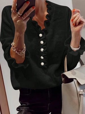 Autumn Lace Long Sleeve Top