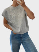 Women's Knitted Vest Top Sleeveless Pullover Sweater Vest