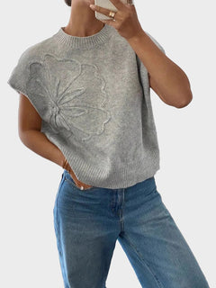 Women's Knitted Vest Top Sleeveless Pullover Sweater Vest