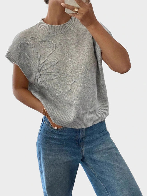 Women's Knitted Vest Top Sleeveless Pullover Sweater Vest