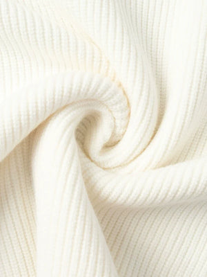 Half-Zip Knit Sweater Coordinated Set