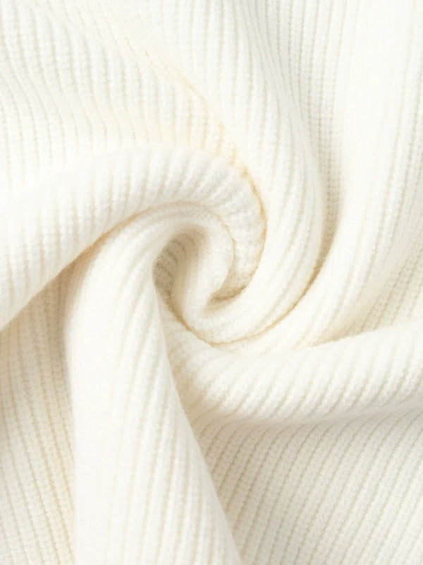 Half-Zip Knit Sweater Coordinated Set