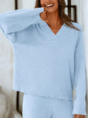 Women’s 2-Piece Sweater Lounge Pajama Set