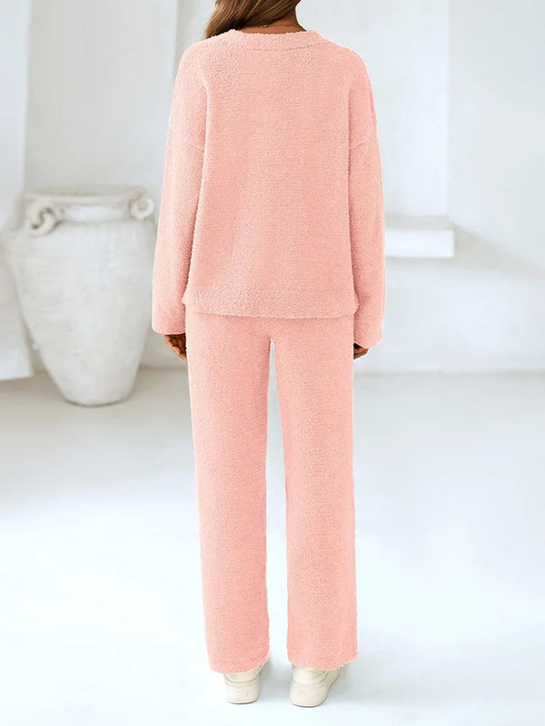 Women’s 2-Piece Sweater Lounge Pajama Set