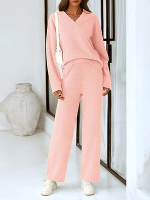 Women’s 2-Piece Sweater Lounge Pajama Set