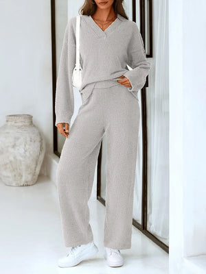Women’s 2-Piece Sweater Lounge Pajama Set