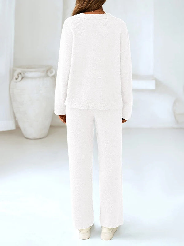 Women’s 2-Piece Sweater Lounge Pajama Set