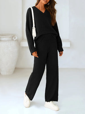 Women’s 2-Piece Sweater Lounge Pajama Set