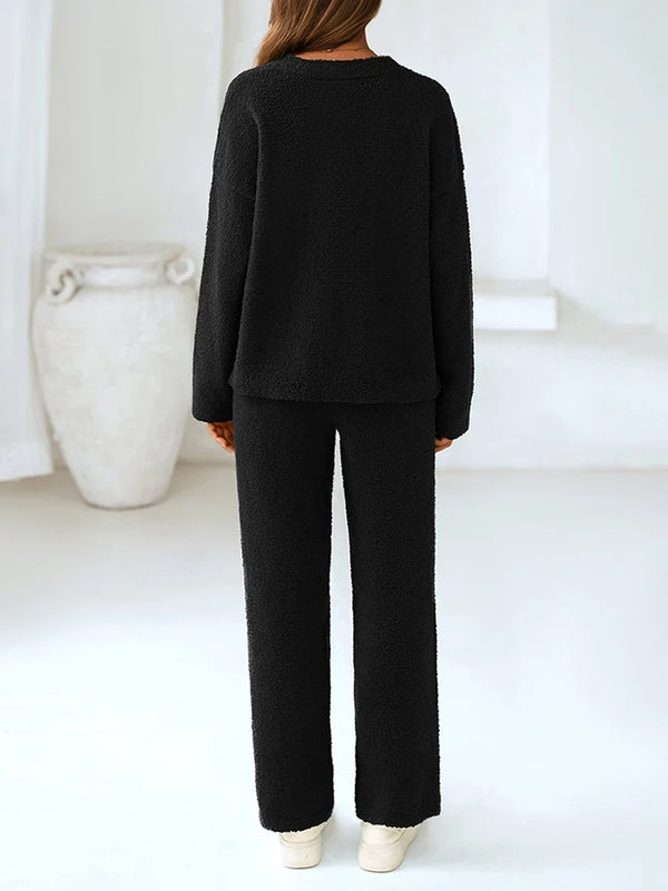 Women’s 2-Piece Sweater Lounge Pajama Set