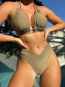 Women's two-piece sexy bikini swimsuit