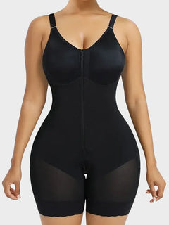 Women’s Colombianas Shapewear – Tummy Control, Butt Lifter, Zipper Crotch, Detachable Straps