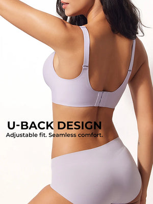 Jelly Wireless  Seamless Smoothing T-Shirt Push-Up Bra
