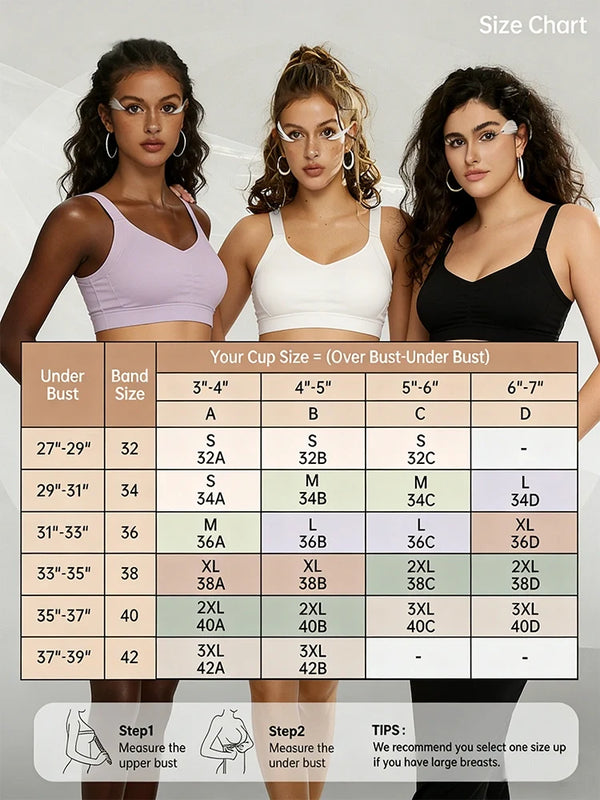 Full Coverage Push Up No Underwire Bras