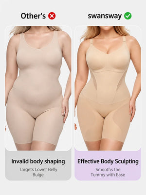 Easy-Off Cooling Tummy Control Shapewear Bodysuit